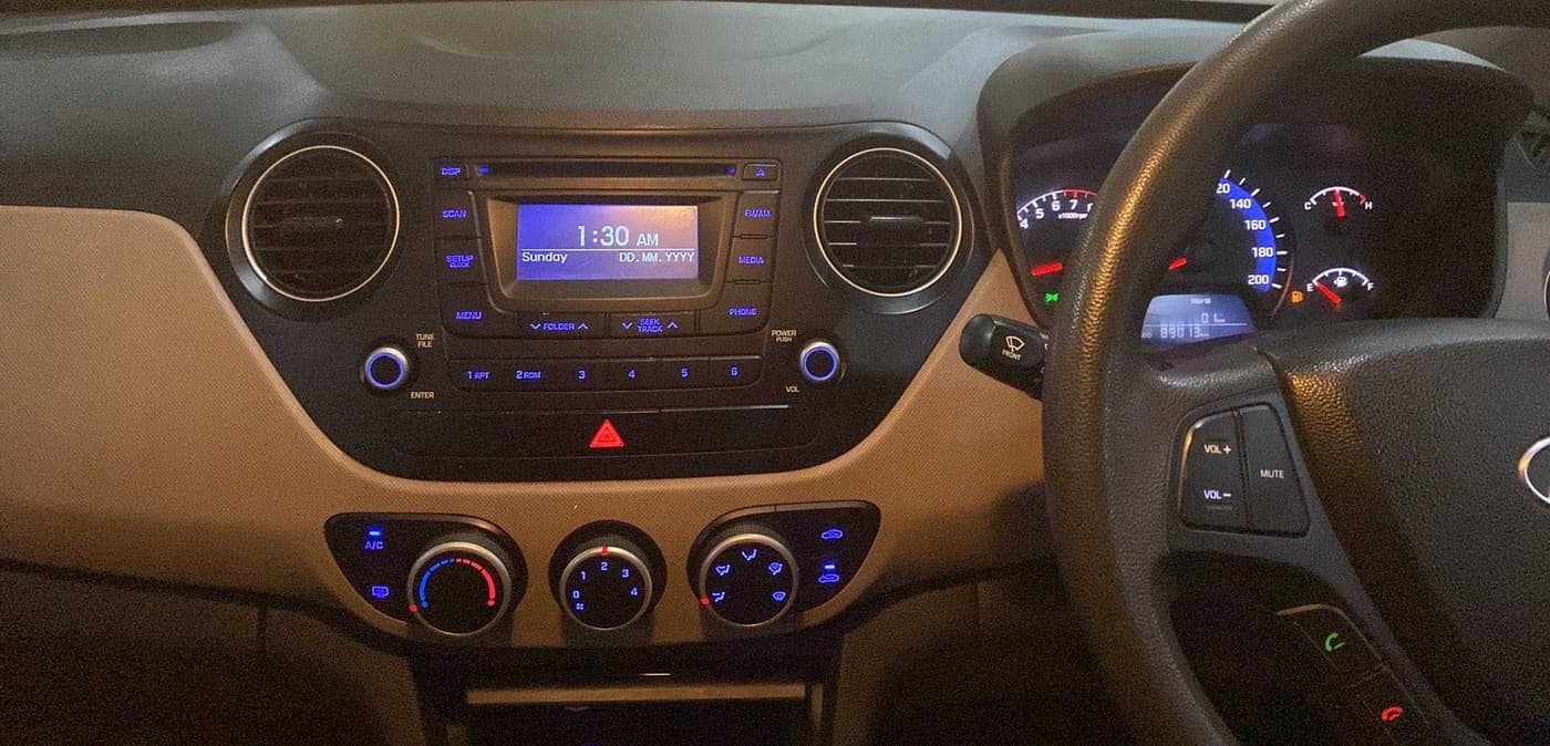 2015 Hyundai Xcent S 1.2, CNG, Manual, 89,031 km, Air Conditioner