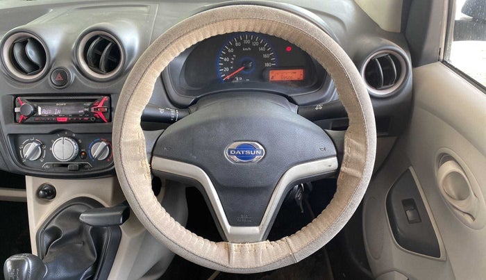 2016 Datsun Go Plus T (O), Petrol, Manual, 59,547 km, Steering Wheel Close Up