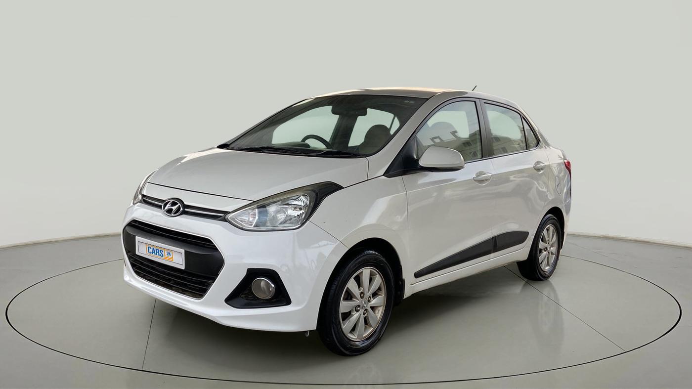 2016 Hyundai Xcent SX 1.2, Petrol, Manual, 1,10,181 km, Left Front Diagonal