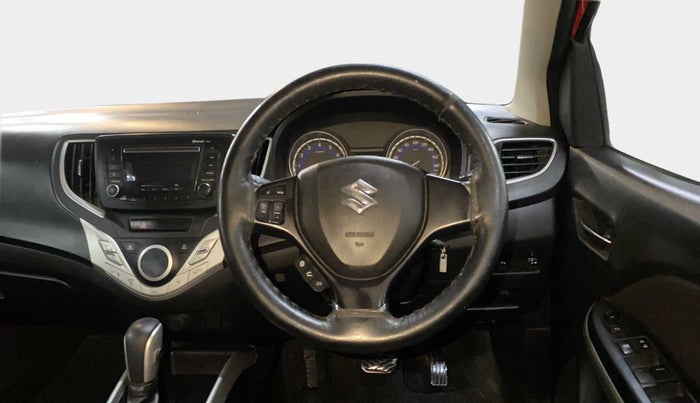 2018 Maruti Baleno DELTA CVT PETROL 1.2, Petrol, Automatic, 1,10,292 km, Steering Wheel Close Up
