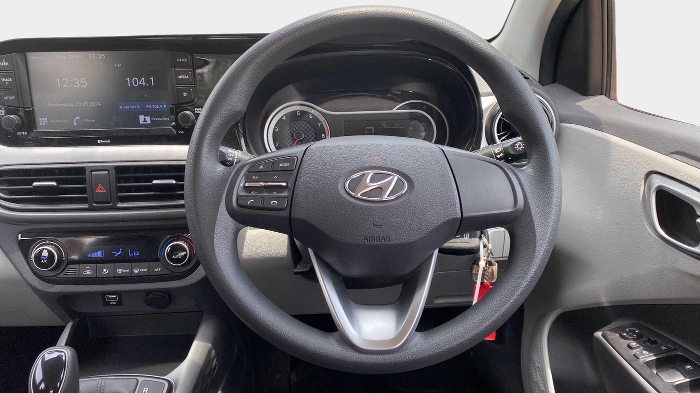 2021 Hyundai GRAND I10 NIOS SPORTZ AMT 1.2 KAPPA VTVT, Petrol, Automatic, 7,695 km, Steering Wheel Close Up