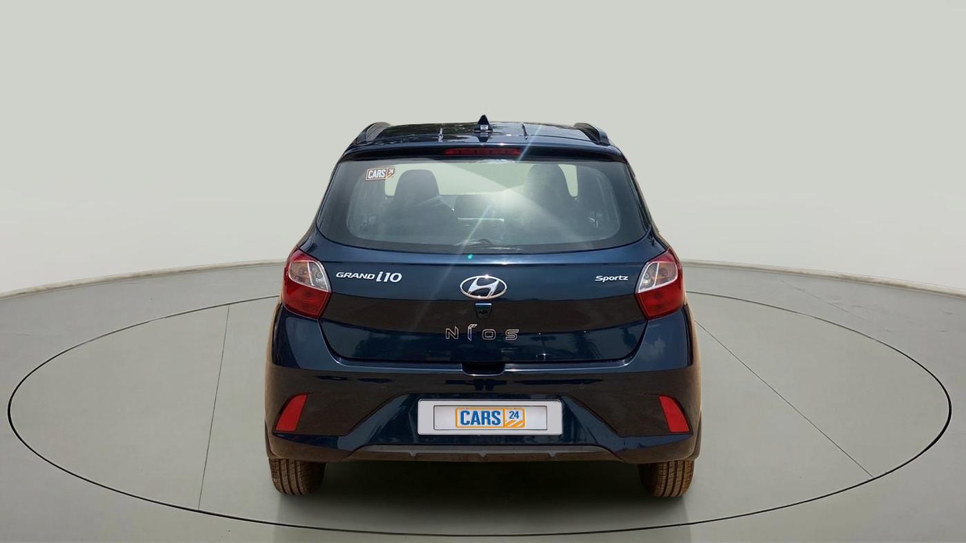 2021 Hyundai GRAND I10 NIOS SPORTZ AMT 1.2 KAPPA VTVT, Petrol, Automatic, 7,695 km, Back/Rear