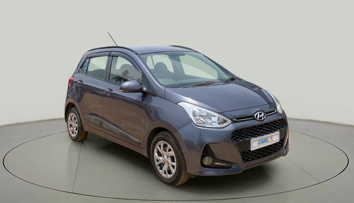 2017 Hyundai Grand i10 SPORTZ 1.2 KAPPA VTVT, Petrol, Manual, 96,375 km, Right Front Diagonal