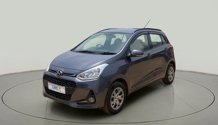 2017 Hyundai Grand i10 SPORTZ 1.2 KAPPA VTVT, Petrol, Manual, 96,375 km, Left Front Diagonal