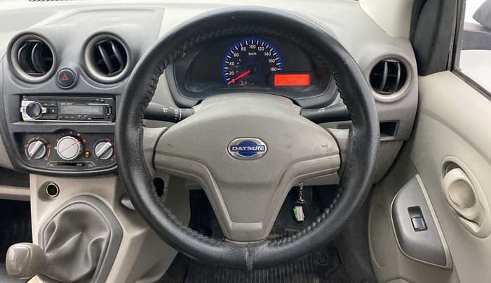 2014 Datsun Go T, Petrol, Manual, 86,206 km, Steering Wheel Close Up