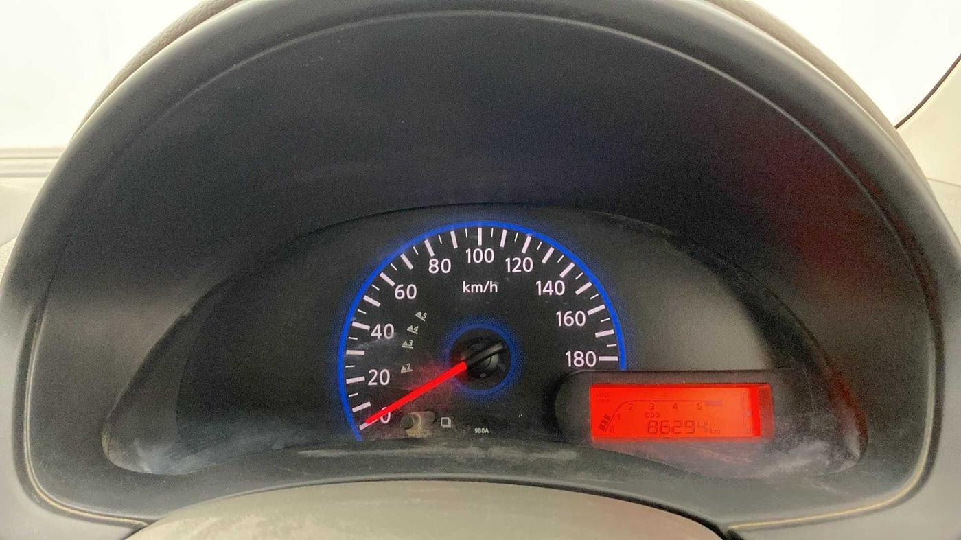2014 Datsun Go T, Petrol, Manual, 86,206 km, Odometer Image