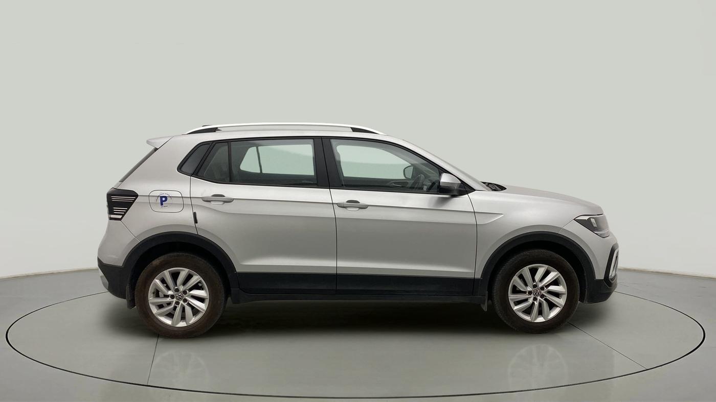 2022 Volkswagen TAIGUN HIGHLINE 1.0 TSI AT, Petrol, Automatic, 32,567 km, Right Side View
