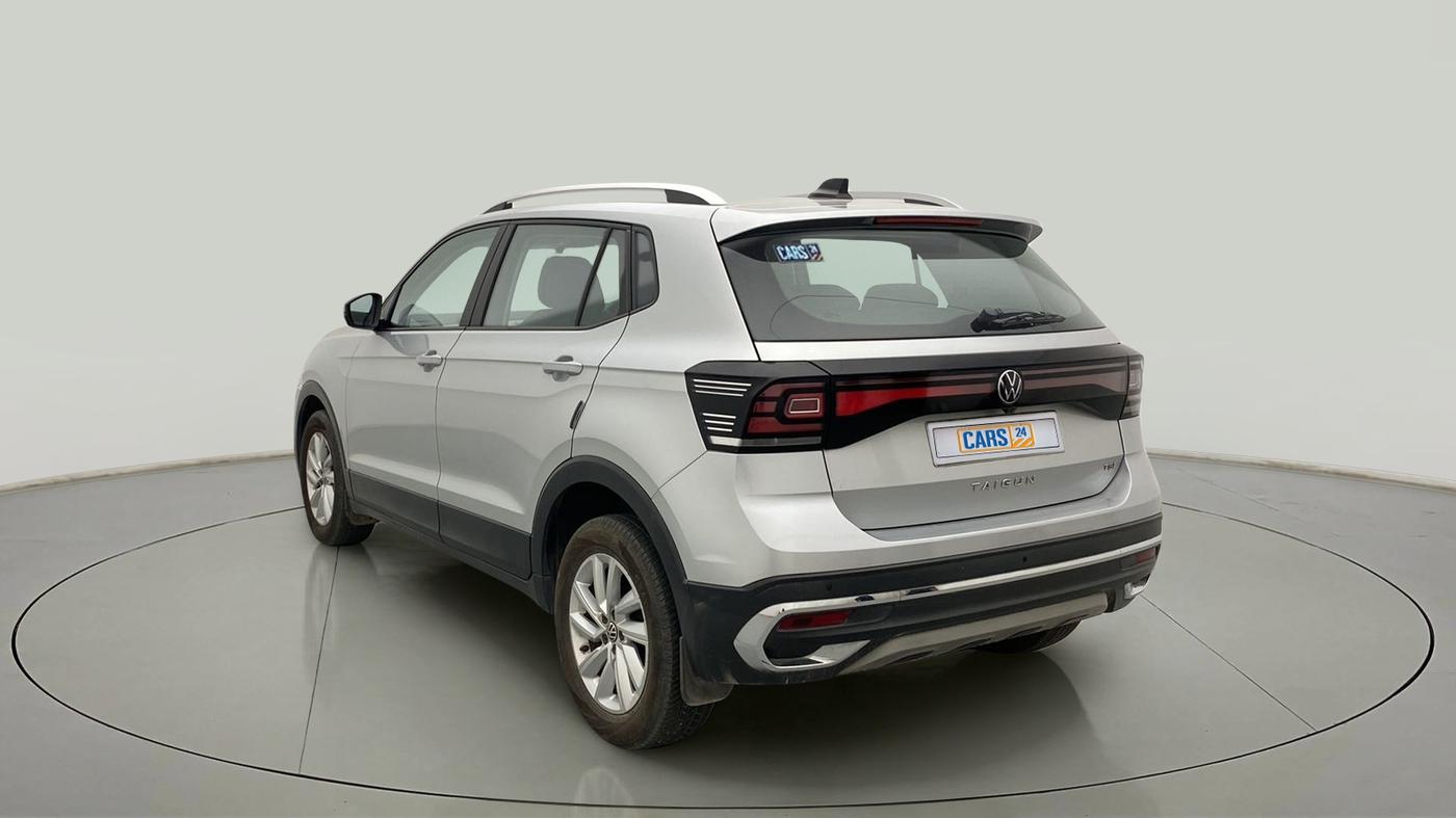2022 Volkswagen TAIGUN HIGHLINE 1.0 TSI AT, Petrol, Automatic, 32,567 km, Left Back Diagonal