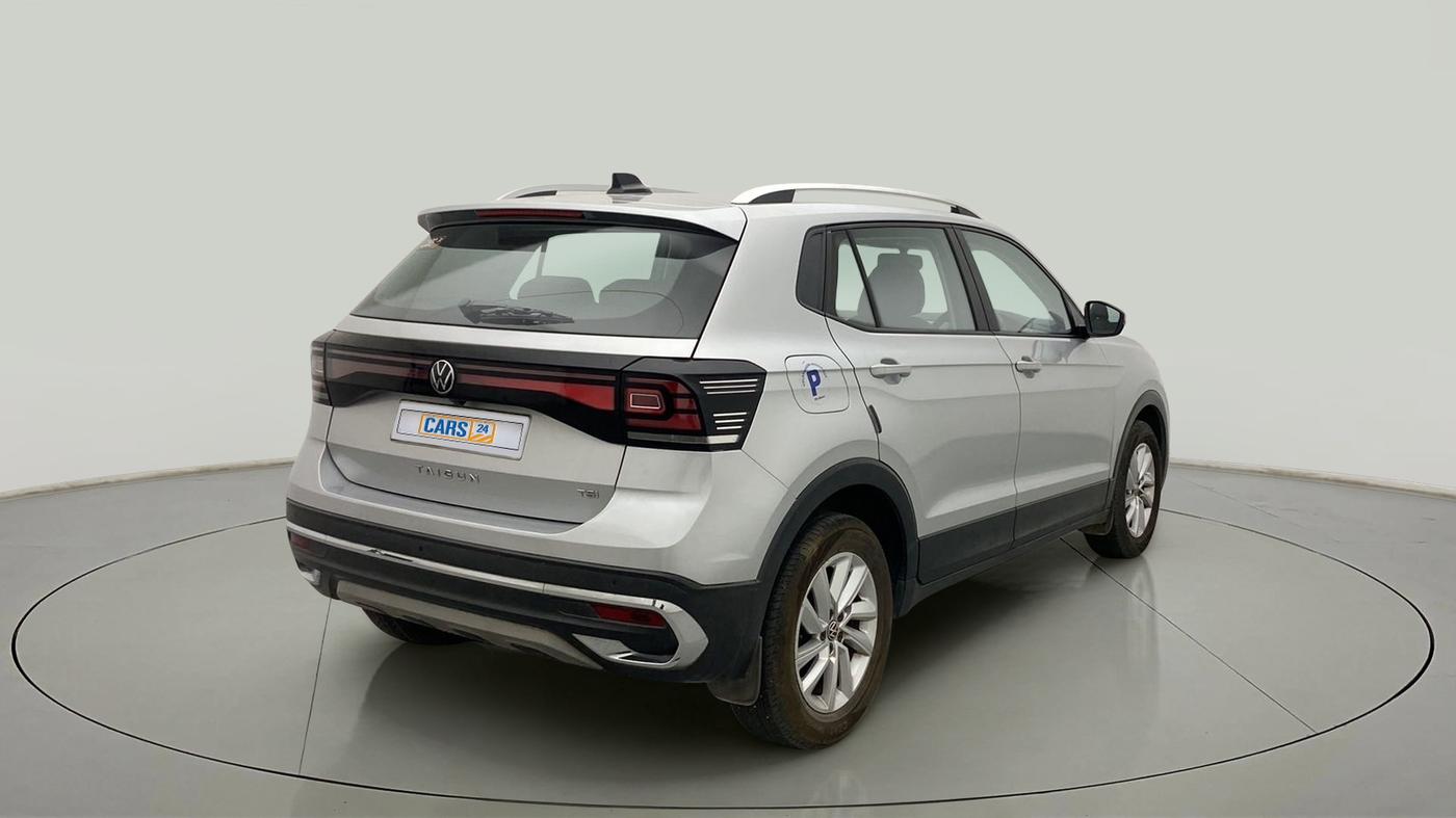 2022 Volkswagen TAIGUN HIGHLINE 1.0 TSI AT, Petrol, Automatic, 32,567 km, Right Back Diagonal