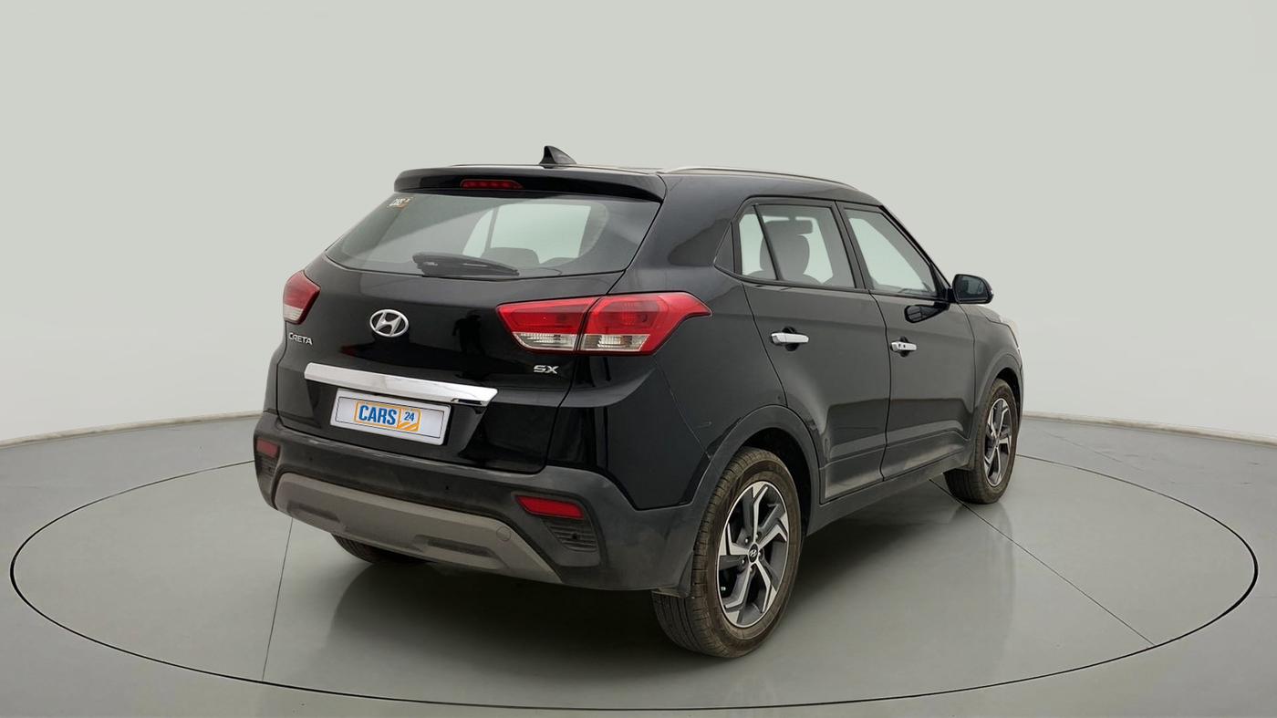 2018 Hyundai Creta SX (O) 1.6 PETROL, Petrol, Manual, 71,887 km, Right Back Diagonal