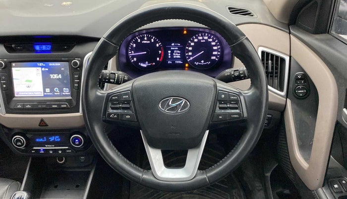 2018 Hyundai Creta SX (O) 1.6 PETROL, Petrol, Manual, 71,887 km, Steering Wheel Close Up