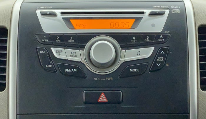 2016 Maruti Wagon R 1.0 VXI, Petrol, Manual, 80,537 km, Infotainment System