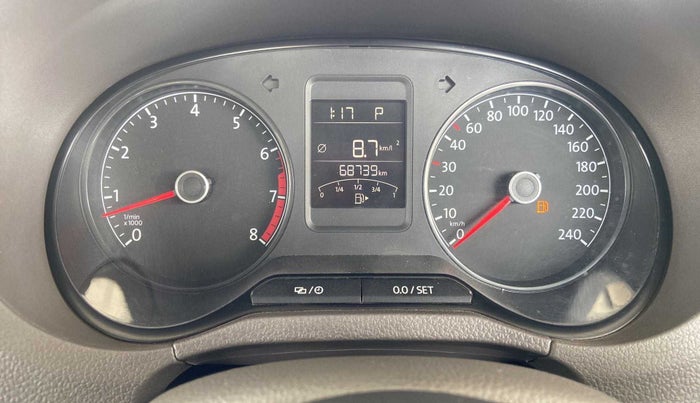 2017 Volkswagen Vento HIGHLINE PETROL AT, Petrol, Automatic, 68,999 km, Odometer Image