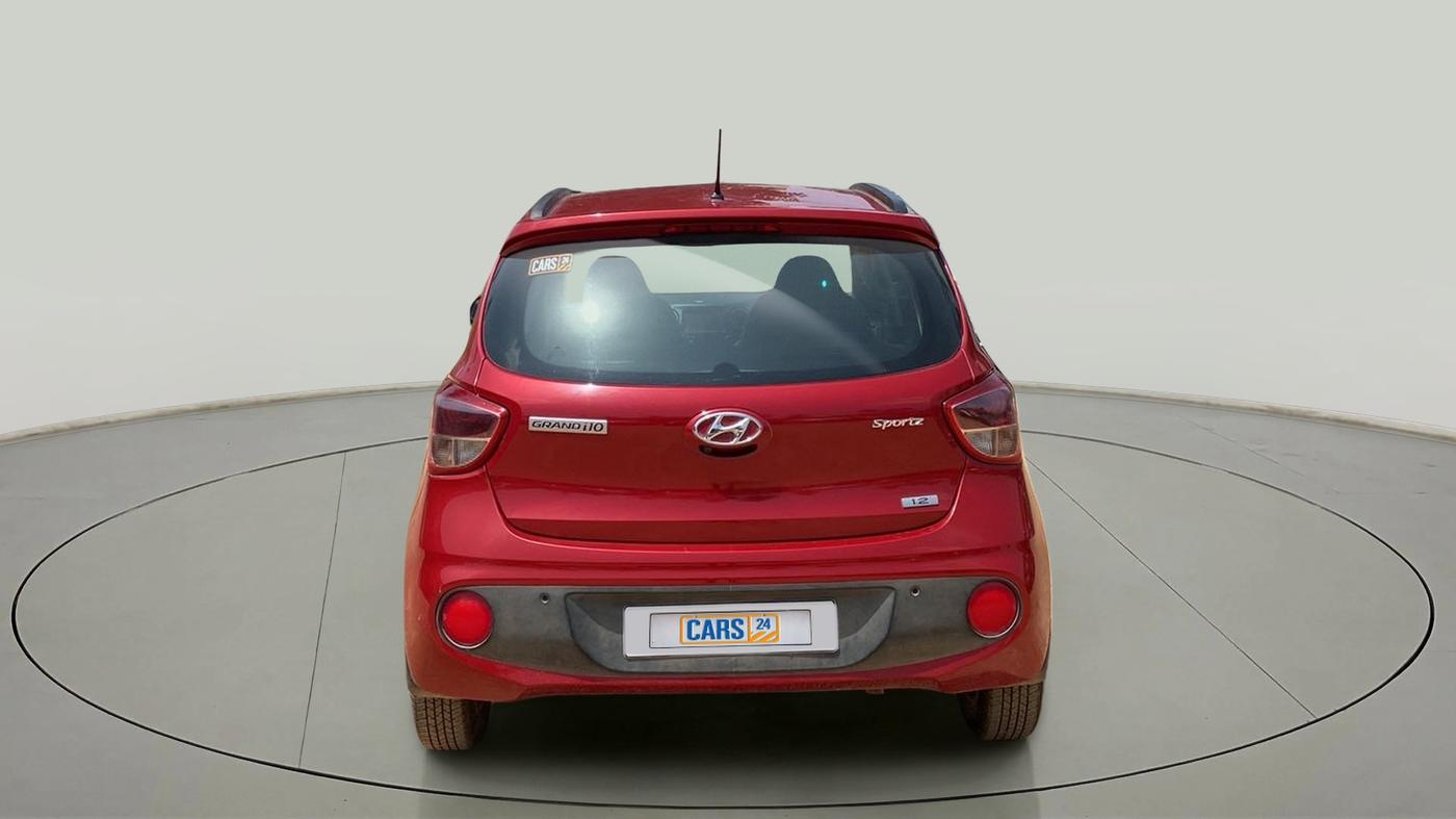 2019 Hyundai Grand i10 SPORTZ AT 1.2 KAPPA VTVT, Petrol, Automatic, 73,297 km, Back/Rear