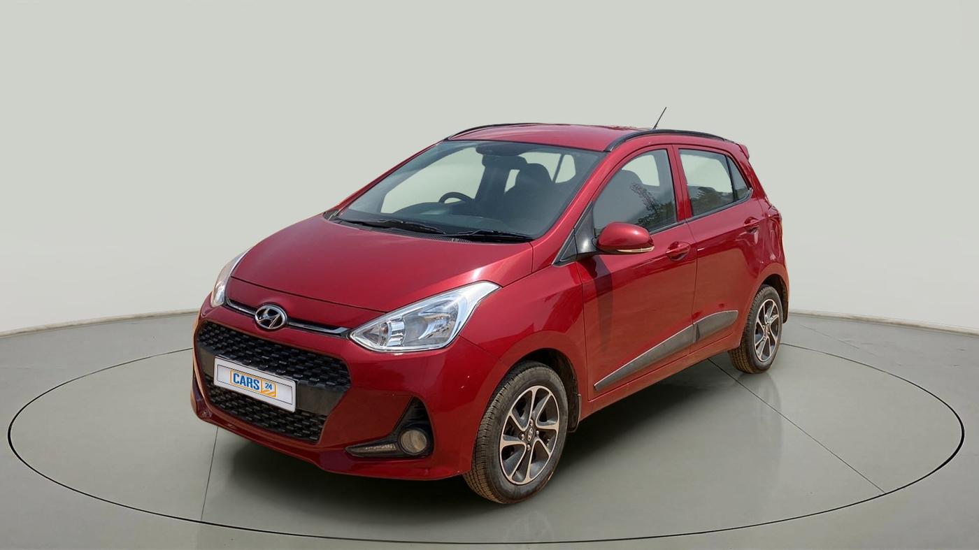 2019 Hyundai Grand i10 SPORTZ AT 1.2 KAPPA VTVT, Petrol, Automatic, 73,297 km, Left Front Diagonal