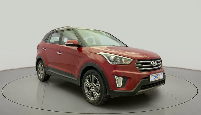 2017 Hyundai Creta SX PLUS 1.6 PETROL DUAL TONE, Petrol, Manual, 76,229 km, Right Front Diagonal