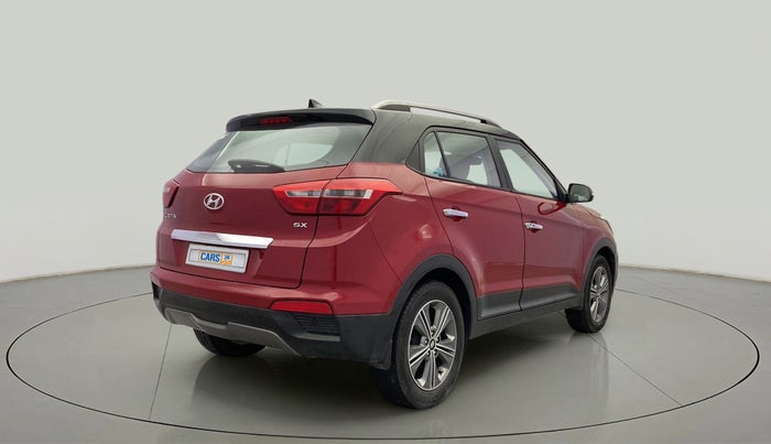 2017 Hyundai Creta SX PLUS 1.6 PETROL DUAL TONE, Petrol, Manual, 76,229 km, Right Back Diagonal