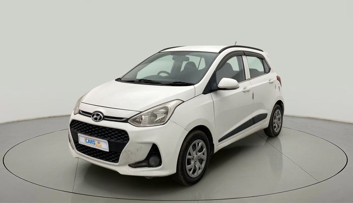 2019 Hyundai Grand i10 SPORTZ 1.2 KAPPA VTVT, Petrol, Manual, 53,131 km, Left Front Diagonal