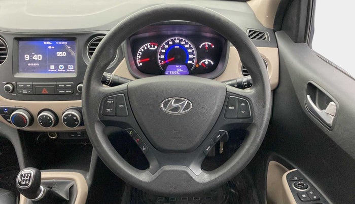 2019 Hyundai Grand i10 SPORTZ 1.2 KAPPA VTVT, Petrol, Manual, 53,131 km, Steering Wheel Close Up