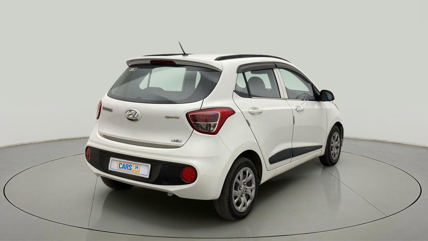 2019 Hyundai Grand i10 SPORTZ 1.2 KAPPA VTVT, Petrol, Manual, 53,131 km, Right Back Diagonal