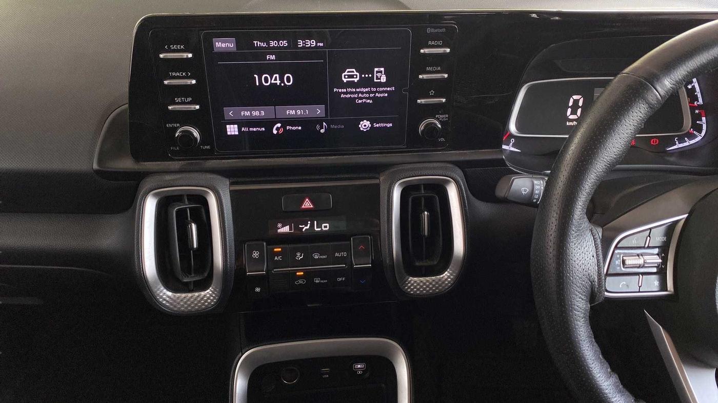 2022 KIA SONET HTK PLUS 1.0 IMT, Petrol, Manual, 8,535 km, Air Conditioner