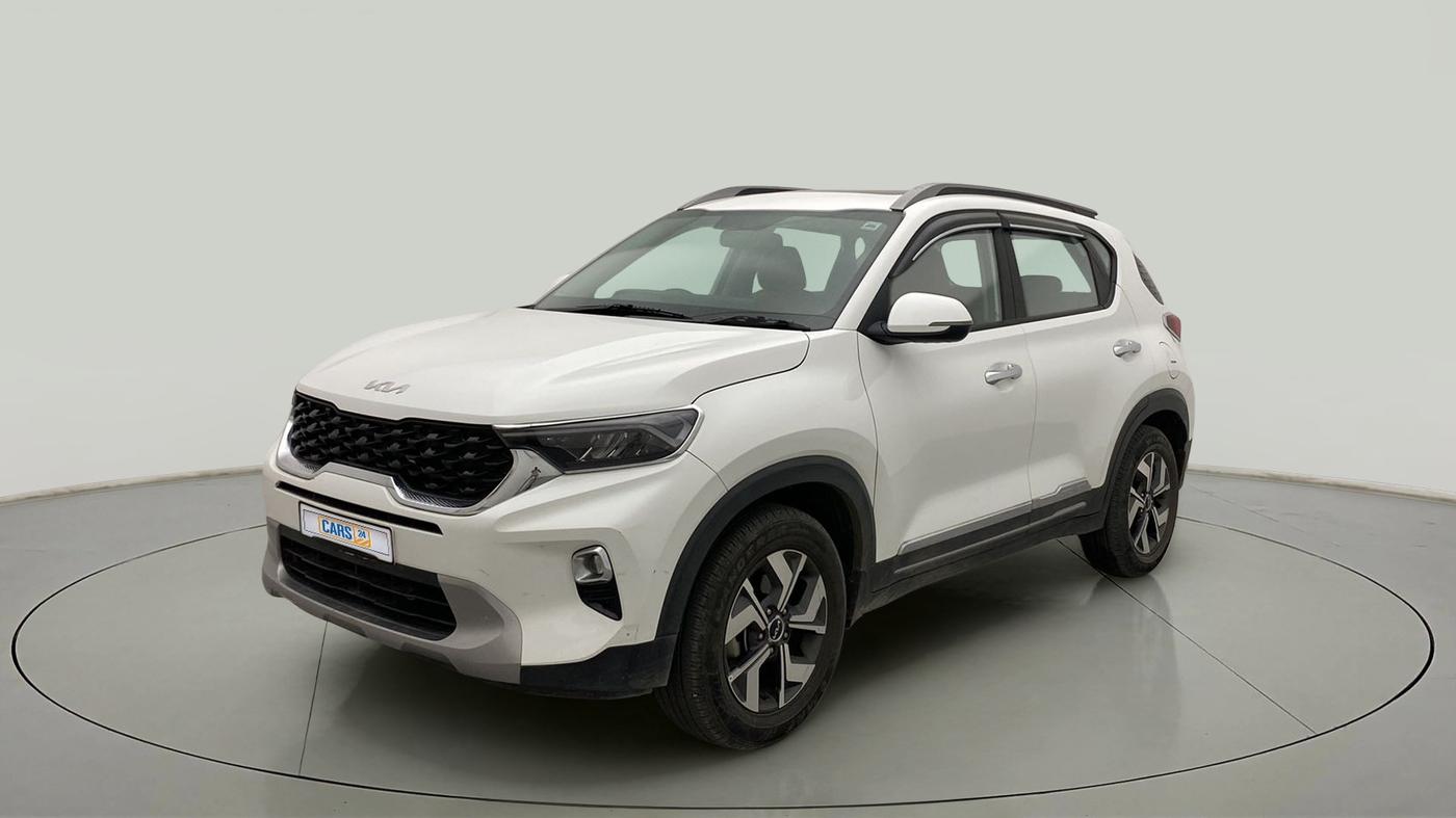 2021 KIA SONET HTX PLUS 1.0 IMT, Petrol, Manual, 28,418 km, Left Front Diagonal