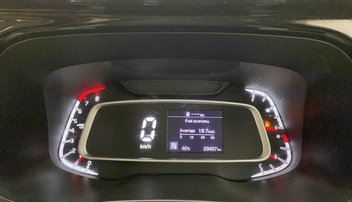 2021 KIA SONET HTX PLUS 1.0 IMT, Petrol, Manual, 28,418 km, Odometer Image