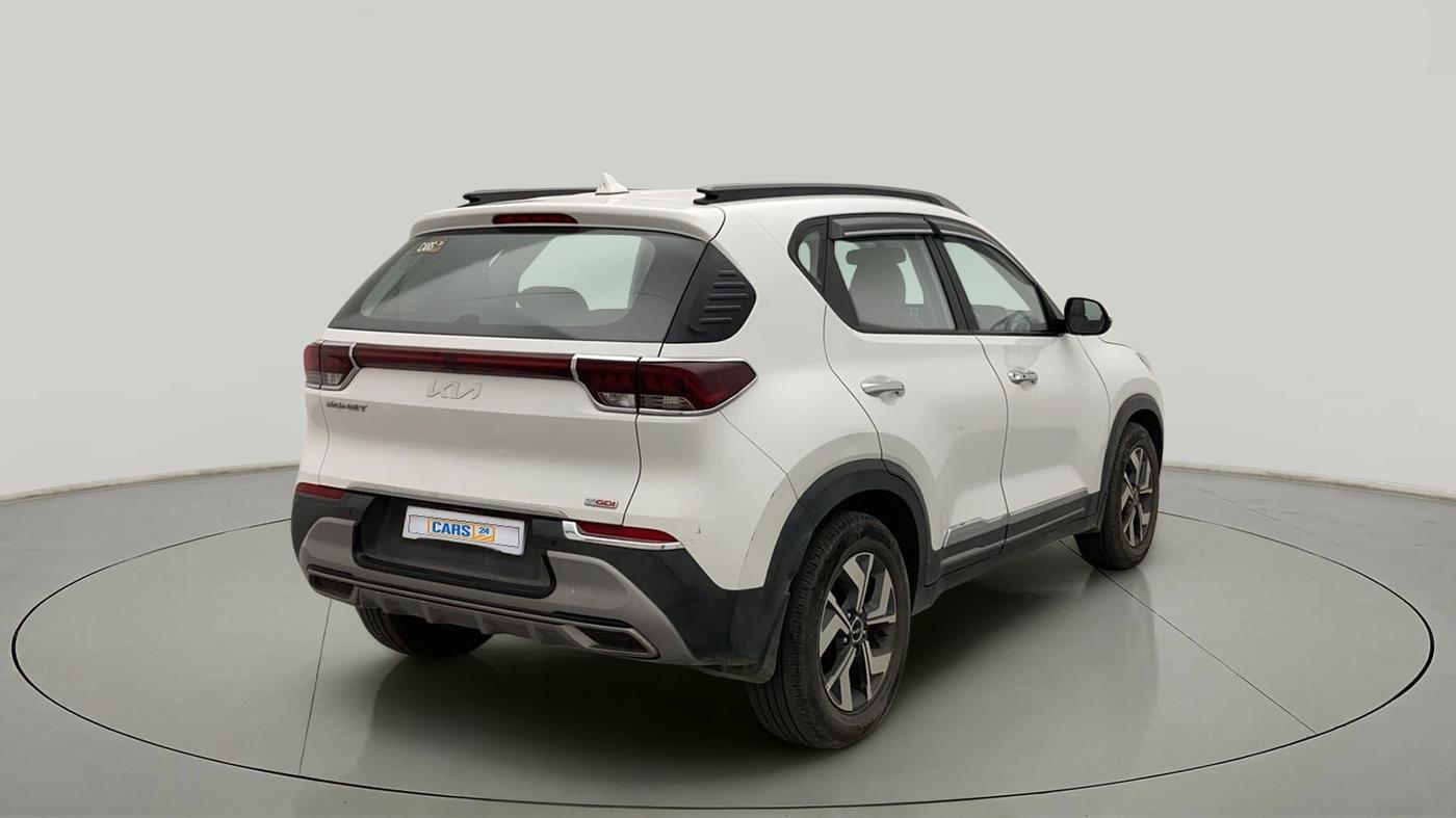 2021 KIA SONET HTX PLUS 1.0 IMT, Petrol, Manual, 28,418 km, Right Back Diagonal