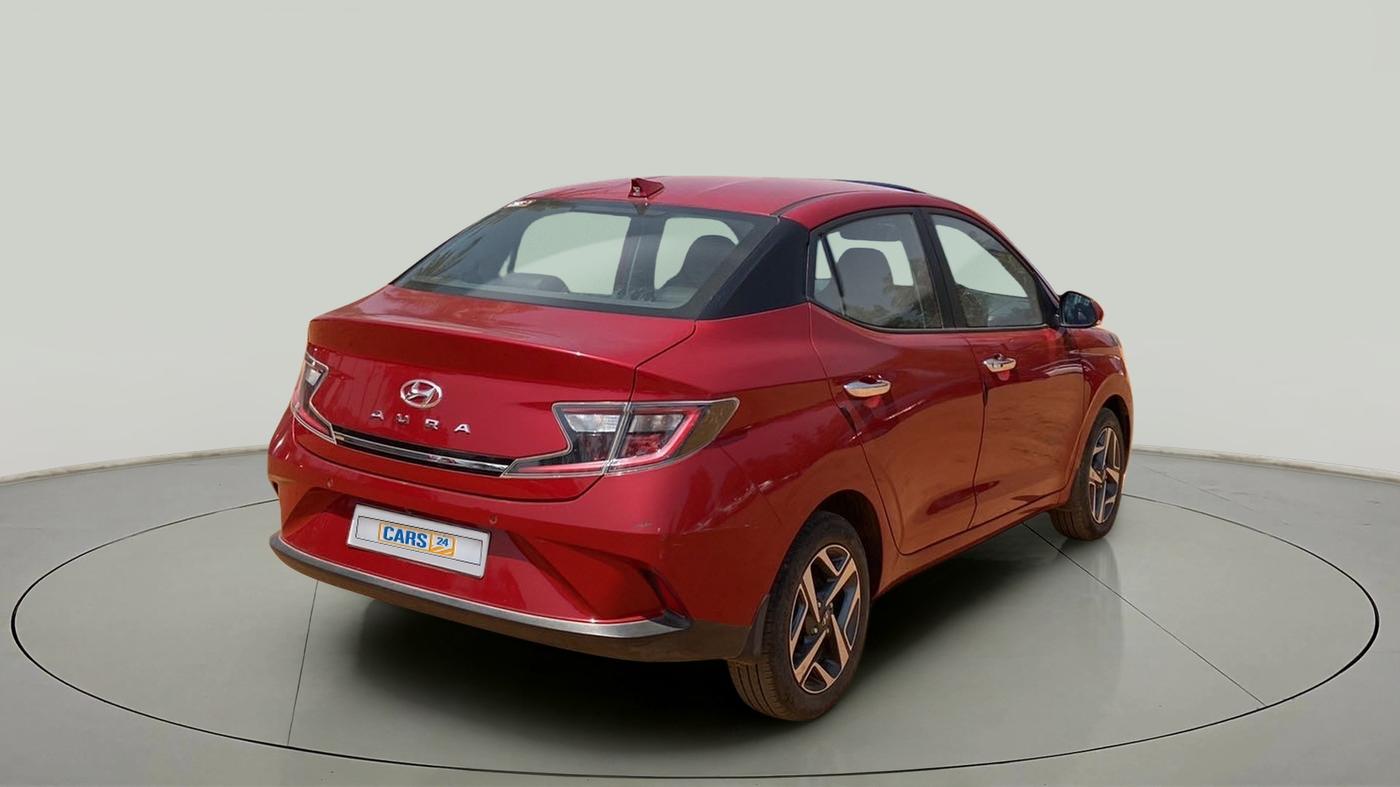 2020 Hyundai AURA SX 1.2, Petrol, Manual, 21,521 km, Right Back Diagonal