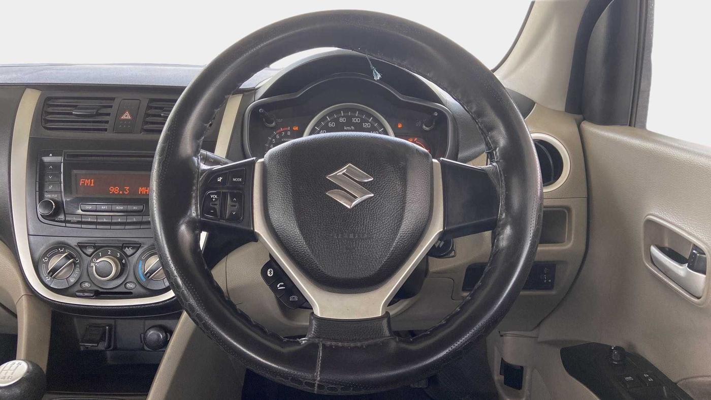 2015 Maruti Celerio ZXI (O), Petrol, Manual, 87,931 km, Steering Wheel Close Up