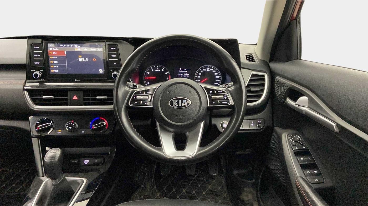 2019 KIA SELTOS HTK PLUS 1.5, Petrol, Manual, 27,143 km, Steering Wheel Close Up