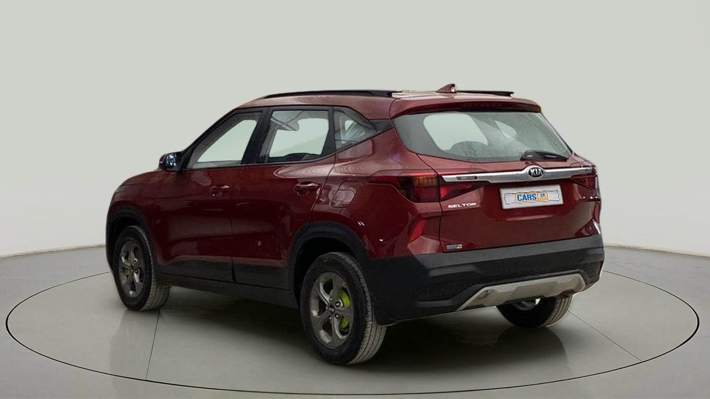 2019 KIA SELTOS HTK PLUS 1.5, Petrol, Manual, 27,143 km, Left Back Diagonal