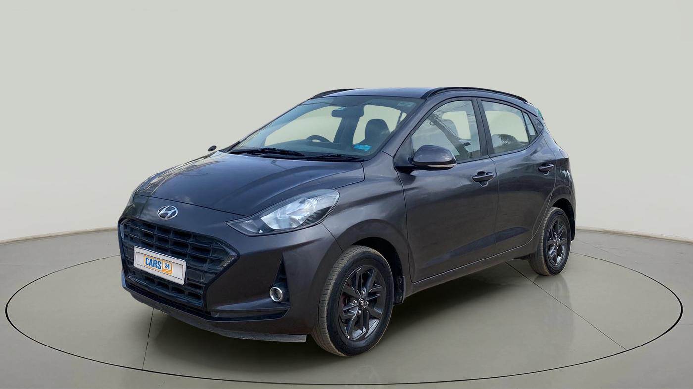 2020 Hyundai Grand i10 SPORTZ 1.2 KAPPA VTVT, Petrol, Manual, 50,614 km, Left Front Diagonal