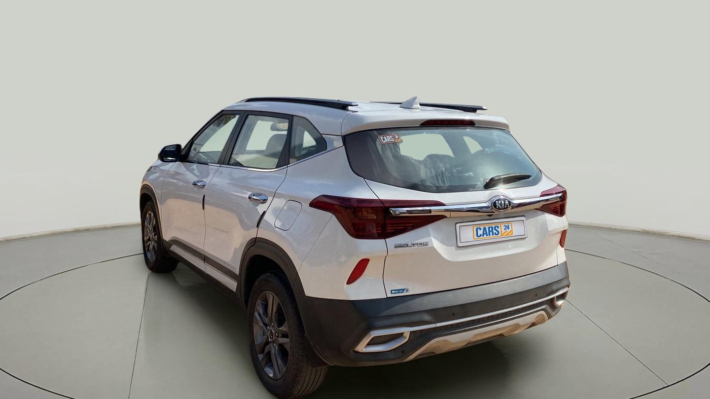 2020 KIA SELTOS HTX 1.5 PETROL, Petrol, Manual, 35,472 km, Left Back Diagonal