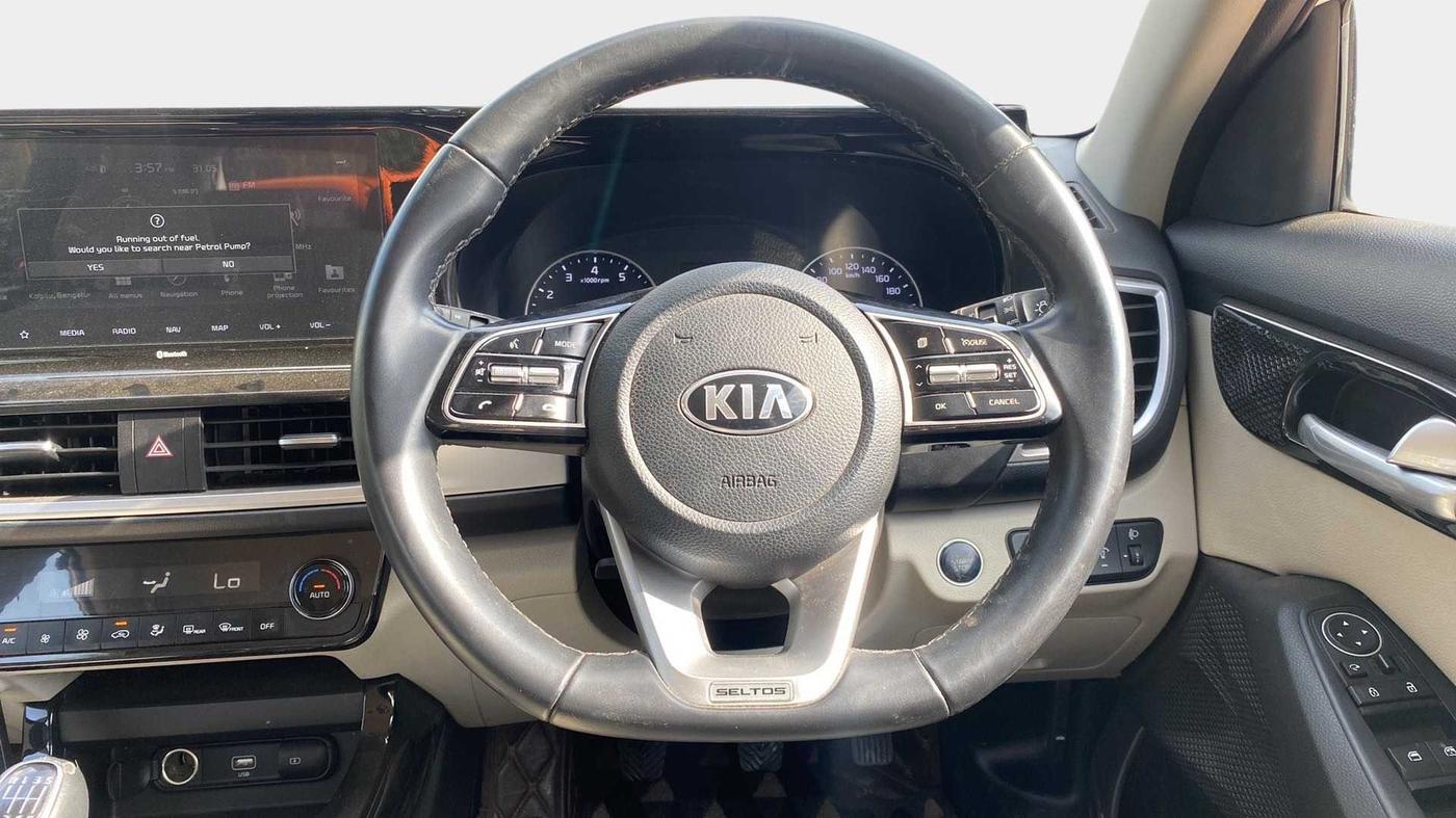 2020 KIA SELTOS HTX 1.5 PETROL, Petrol, Manual, 35,472 km, Steering Wheel Close Up