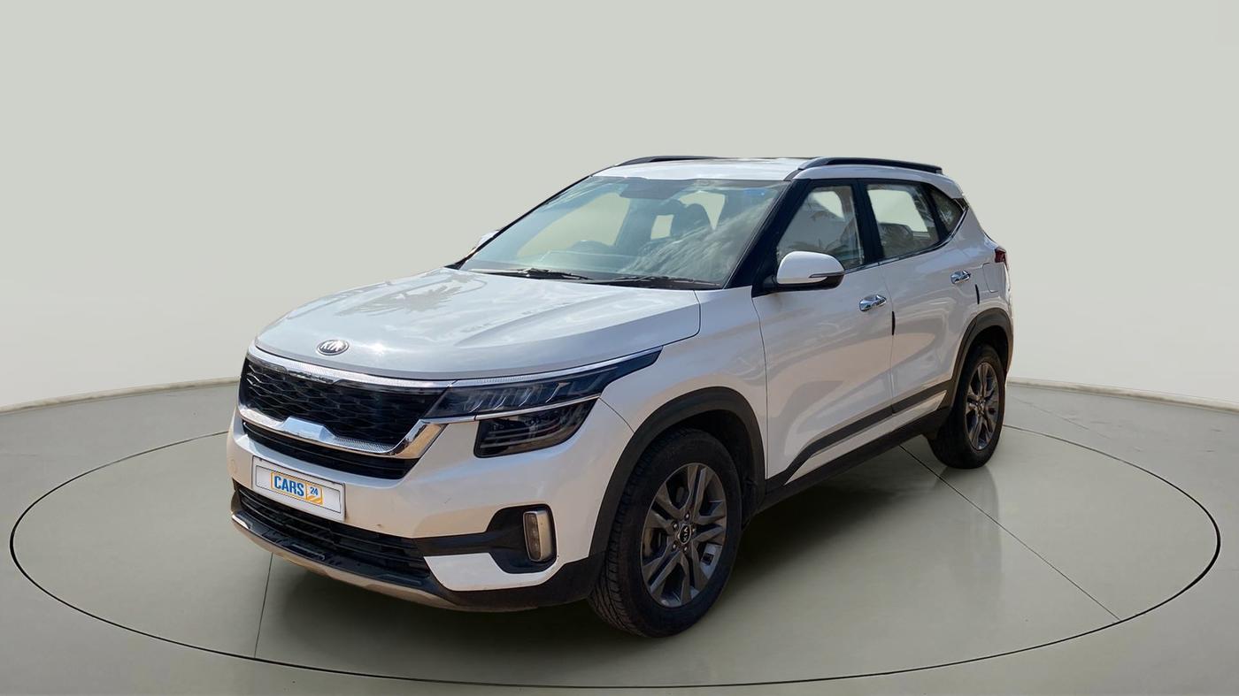2020 KIA SELTOS HTX 1.5 PETROL, Petrol, Manual, 35,472 km, Left Front Diagonal