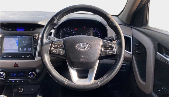 2018 Hyundai Creta SX 1.6 PETROL, Petrol, Manual, 80,817 km, Steering Wheel Close Up