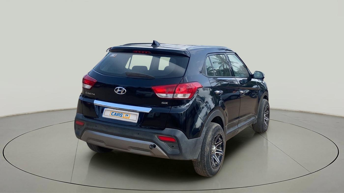 2018 Hyundai Creta SX 1.6 PETROL, Petrol, Manual, 80,817 km, Right Back Diagonal