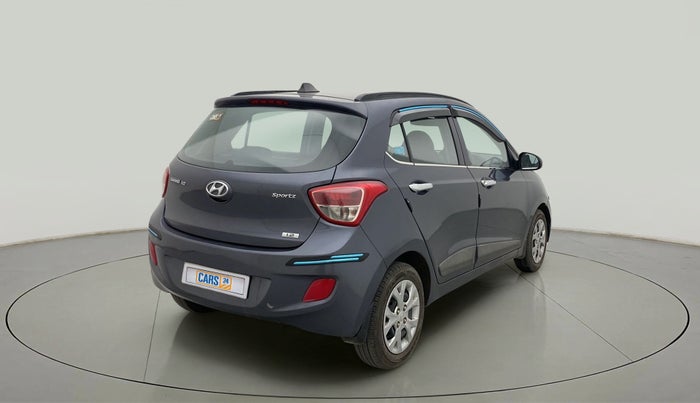 2015 Hyundai Grand i10 SPORTZ 1.2 KAPPA VTVT, Petrol, Manual, 46,926 km, Right Back Diagonal