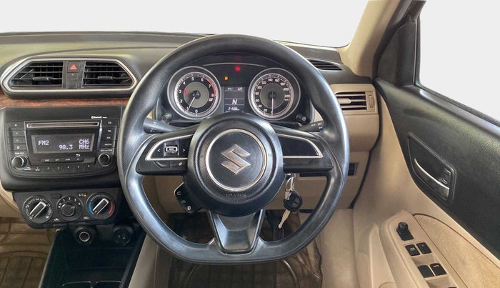 2017 Maruti Dzire VXI AMT, Petrol, Automatic, 21,576 km, Steering Wheel Close Up