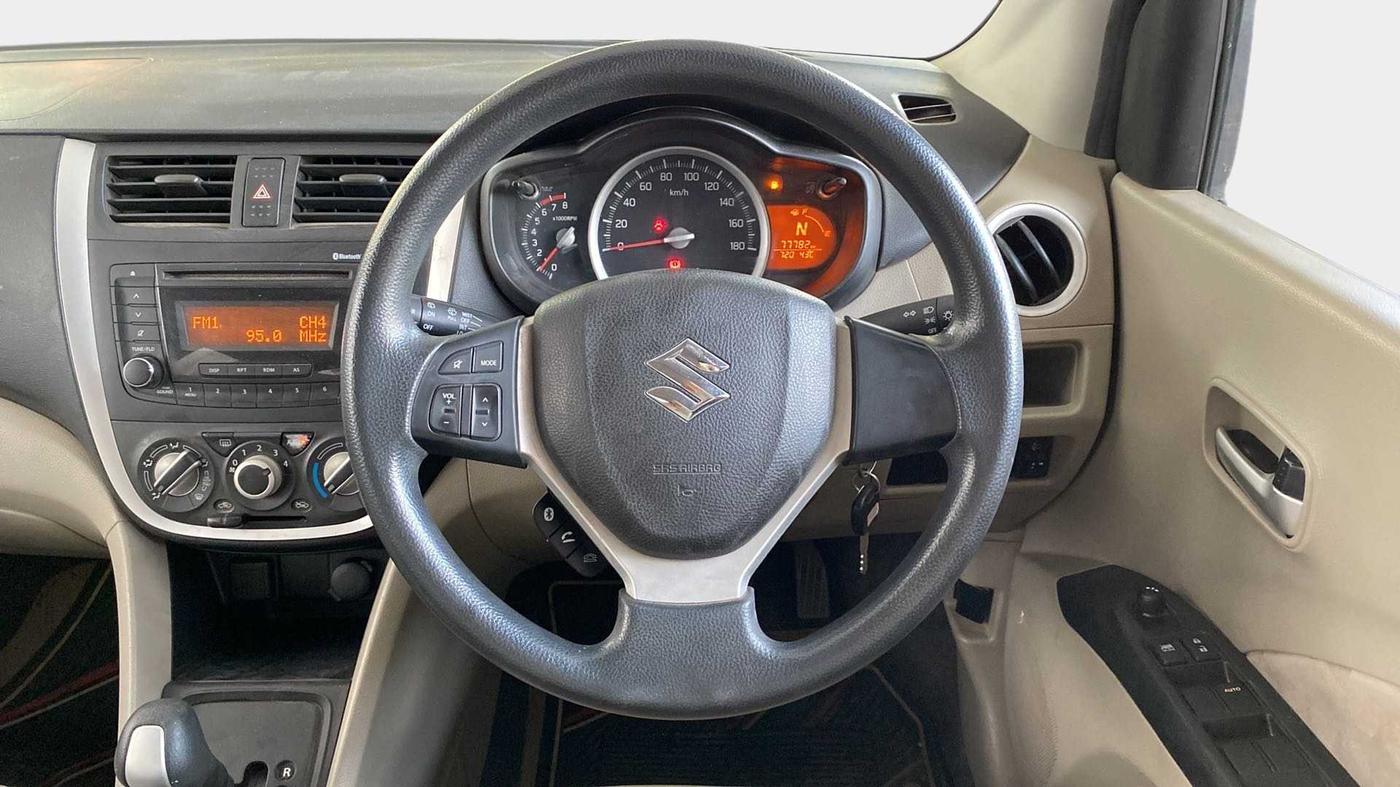 2015 Maruti Celerio ZXI AMT, Petrol, Automatic, 77,767 km, Steering Wheel Close Up