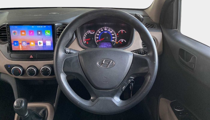 2016 Hyundai Grand i10 MAGNA 1.2 KAPPA VTVT, CNG, Manual, 92,211 km, Steering Wheel Close Up