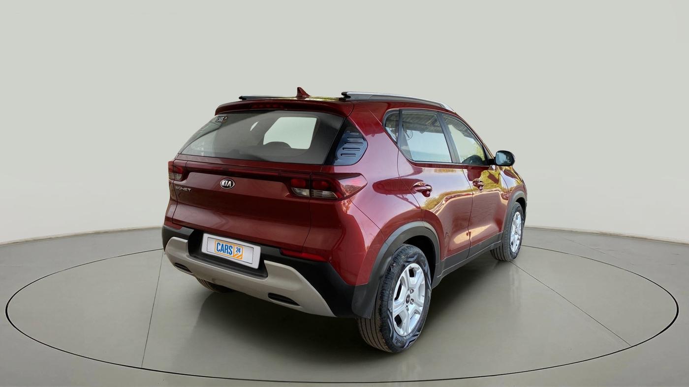 2020 KIA SONET HTK PLUS 1.2, Petrol, Manual, 27,747 km, Right Back Diagonal