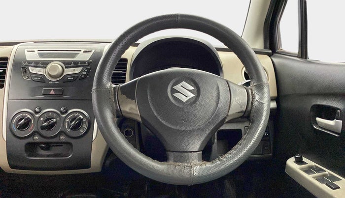 2015 Maruti Wagon R 1.0 VXI, Petrol, Manual, 91,902 km, Steering Wheel Close Up