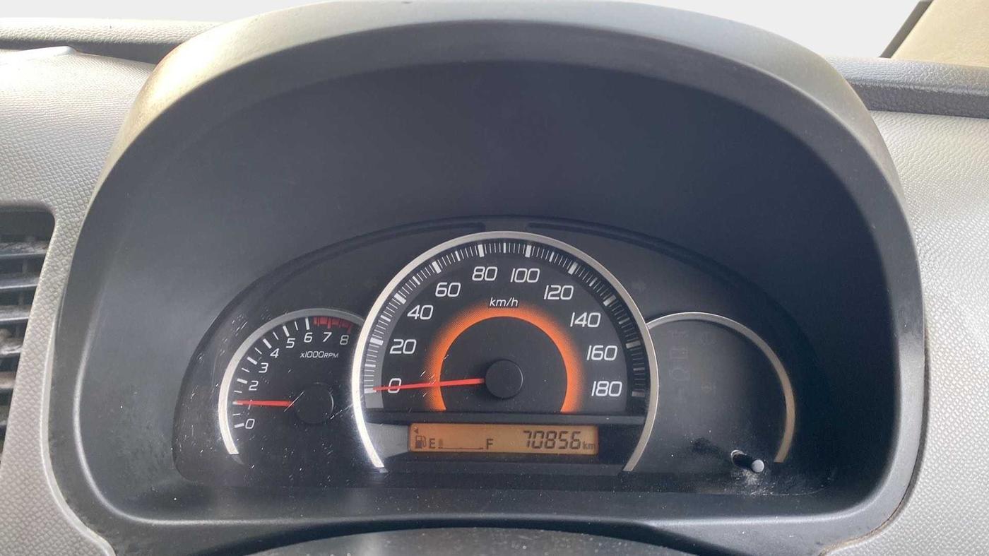 2012 Maruti Wagon R 1.0 VXI, Petrol, Manual, 70,871 km, Odometer Image