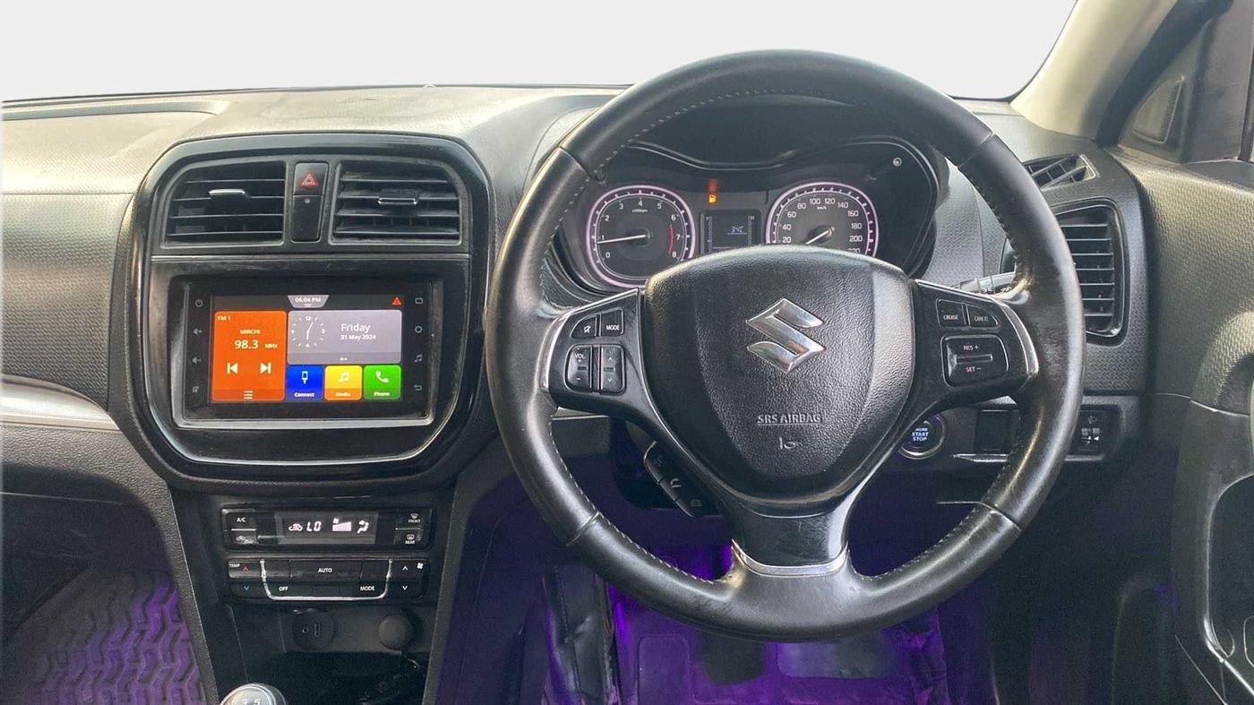 2021 Maruti Vitara Brezza ZXI PLUS, Petrol, Manual, 54,947 km, Steering Wheel Close Up