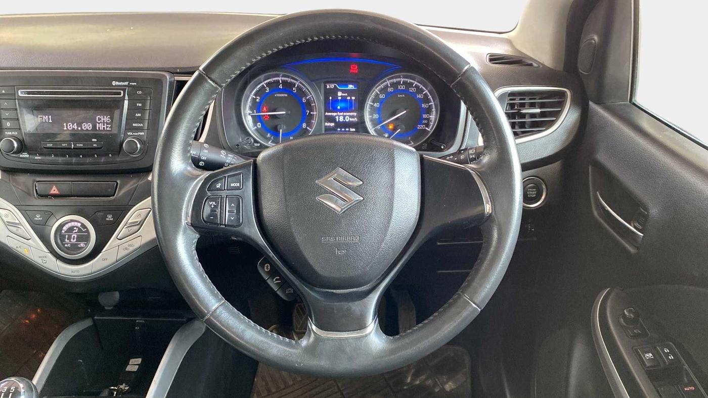 2018 Maruti Baleno ZETA PETROL 1.2, Petrol, Manual, 50,480 km, Steering Wheel Close Up