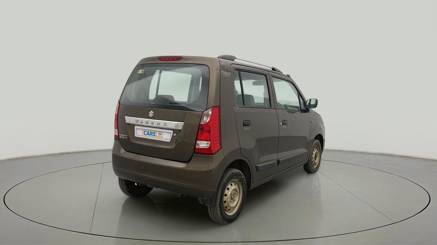 2013 Maruti Wagon R 1.0 LXI, Petrol, Manual, 51,088 km, Right Back Diagonal