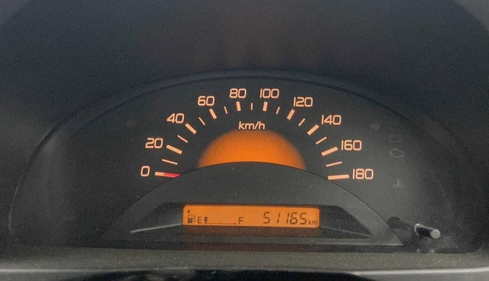 2013 Maruti Wagon R 1.0 LXI, Petrol, Manual, 51,088 km, Odometer Image