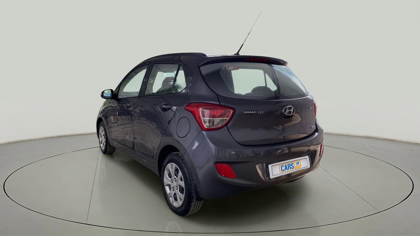 2015 Hyundai Grand i10 SPORTZ 1.2 KAPPA VTVT, Petrol, Manual, 32,135 km, Left Back Diagonal